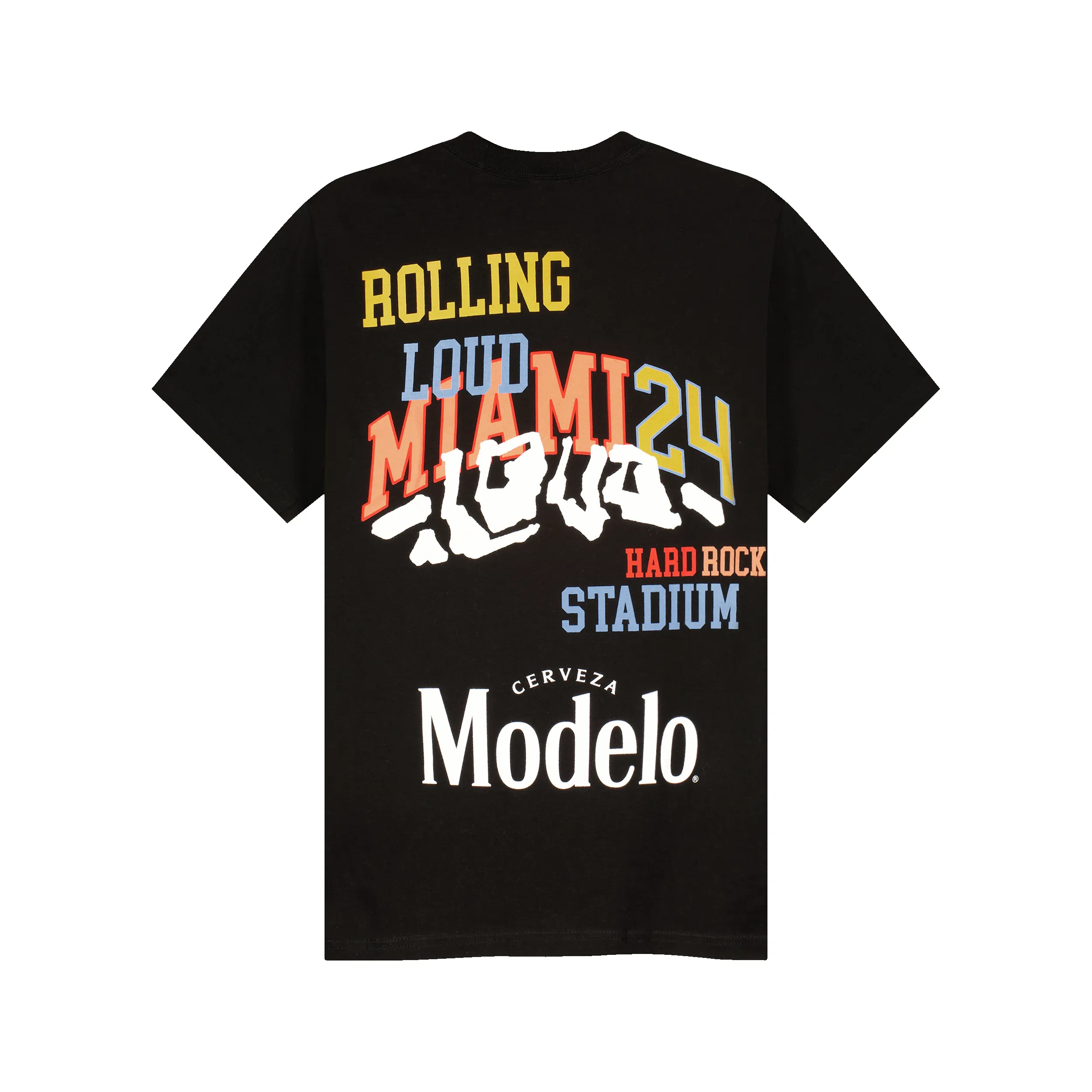 RL X Modelo Loud Rooster Black Tee sold by Rolling Loud Merch product image thumbnail 2