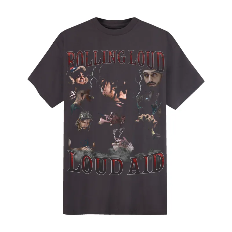 RL LA 25 Loud Aid Tee sold by Rolling Loud Merch