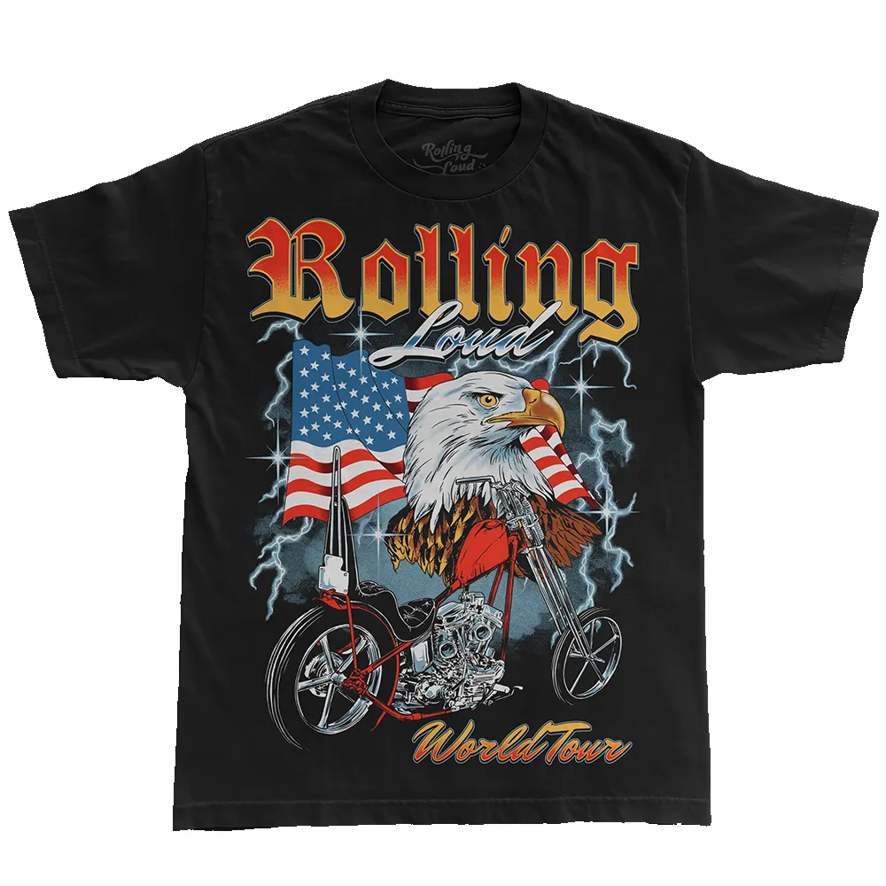 Black Tee sold by Rolling Loud Merch