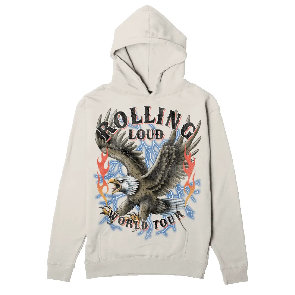 RL Eagle Hoodie sold by Rolling Loud Merch