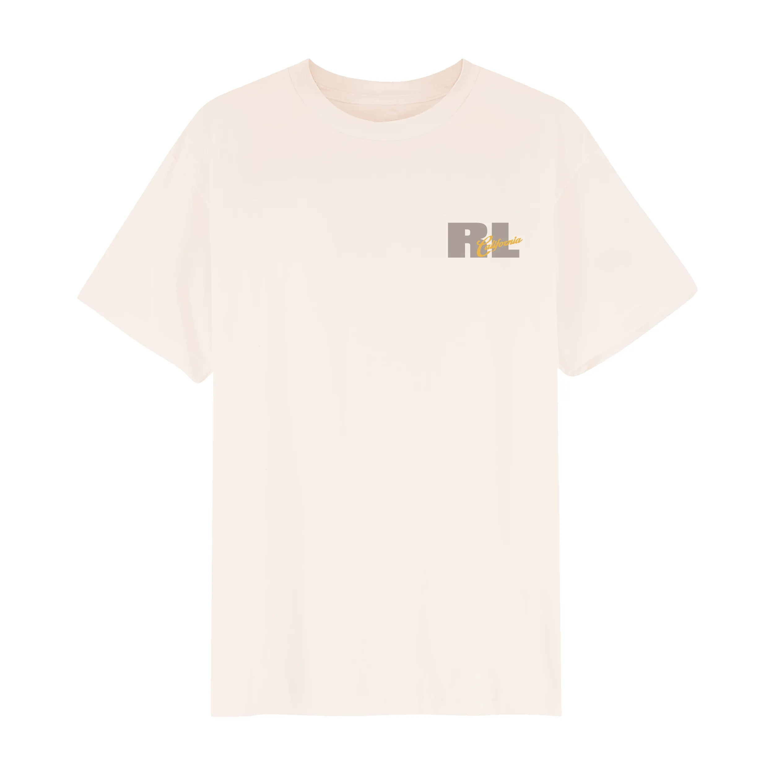 RL LA 25 Admat Ivory Lineup Tee sold by Rolling Loud Merch
