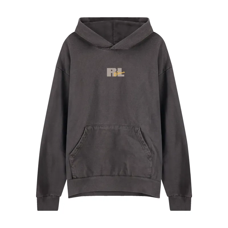 RL LA 25 Admat Pigment Black Lineup Hoodie sold by Rolling Loud Merch
