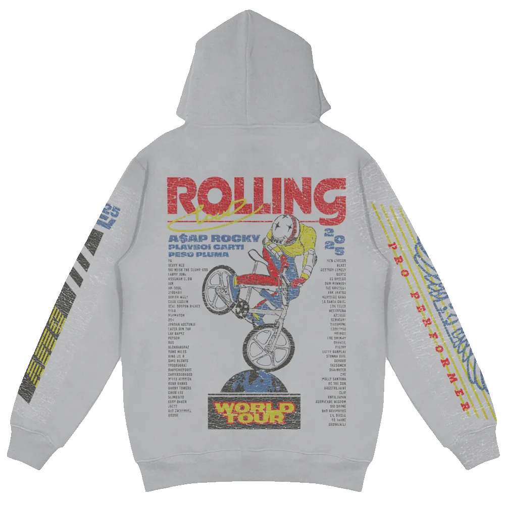 RL LA 25 Moto World Limestone Hoodie sold by Rolling Loud Merch product image thumbnail 2