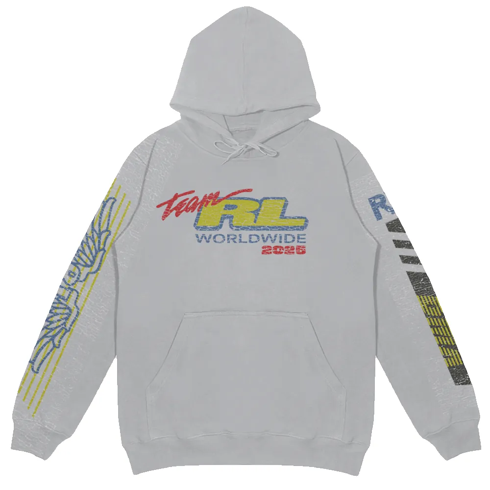 RL LA 25 Moto World Limestone Hoodie sold by Rolling Loud Merch