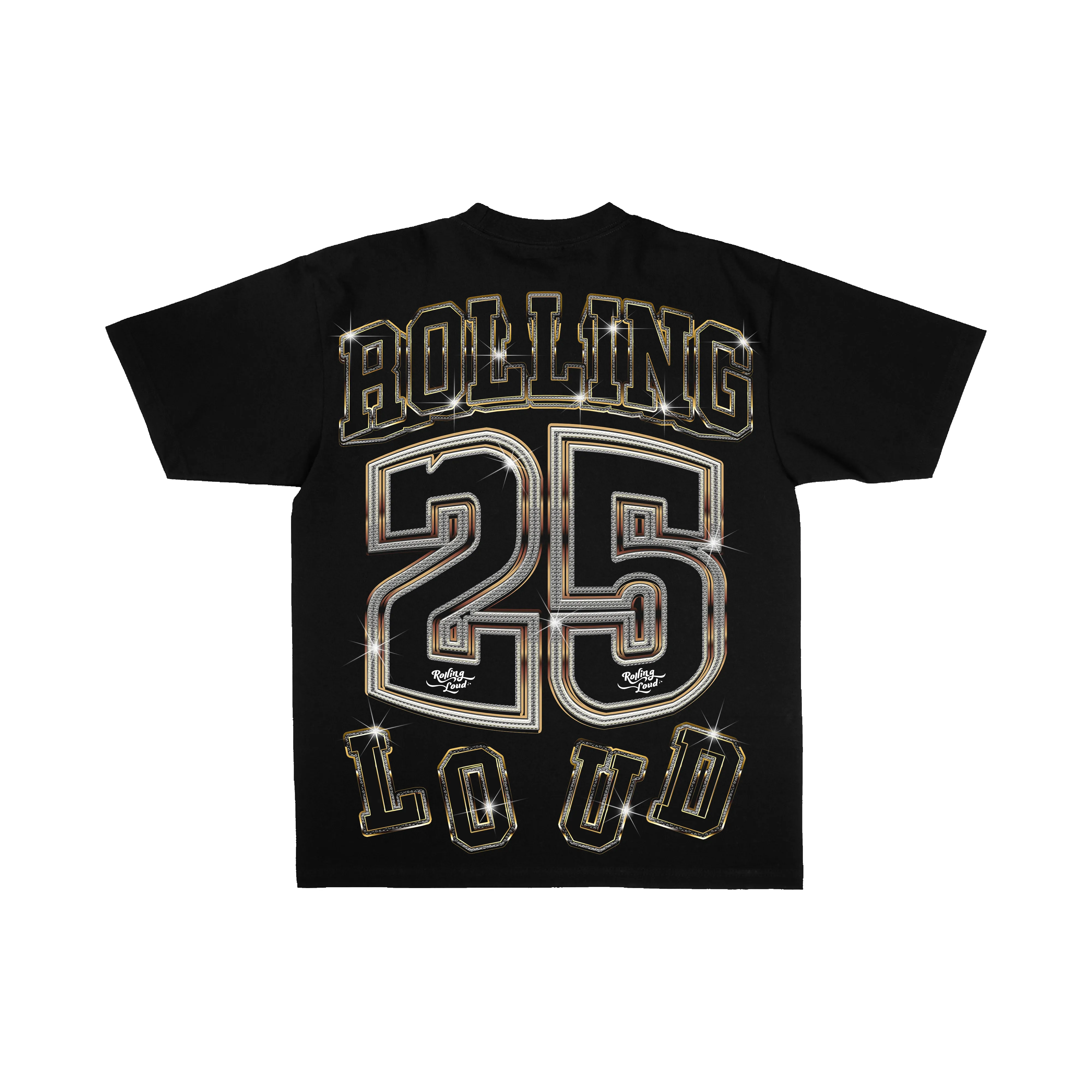 RL Linebacker World Tour Black Tee sold by Rolling Loud Merch product image thumbnail 2