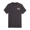 RL LA 25 Admat Washed Black Lineup Tee sold by Rolling Loud Merch