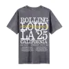 RL LA 25 Photo Vintage Black Lineup Tee sold by Rolling Loud Merch