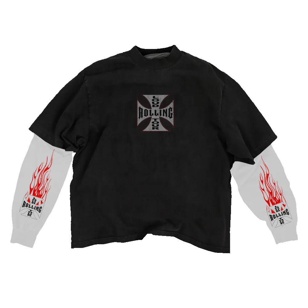 RL Cross Double Layer Longsleeve sold by Rolling Loud Merch