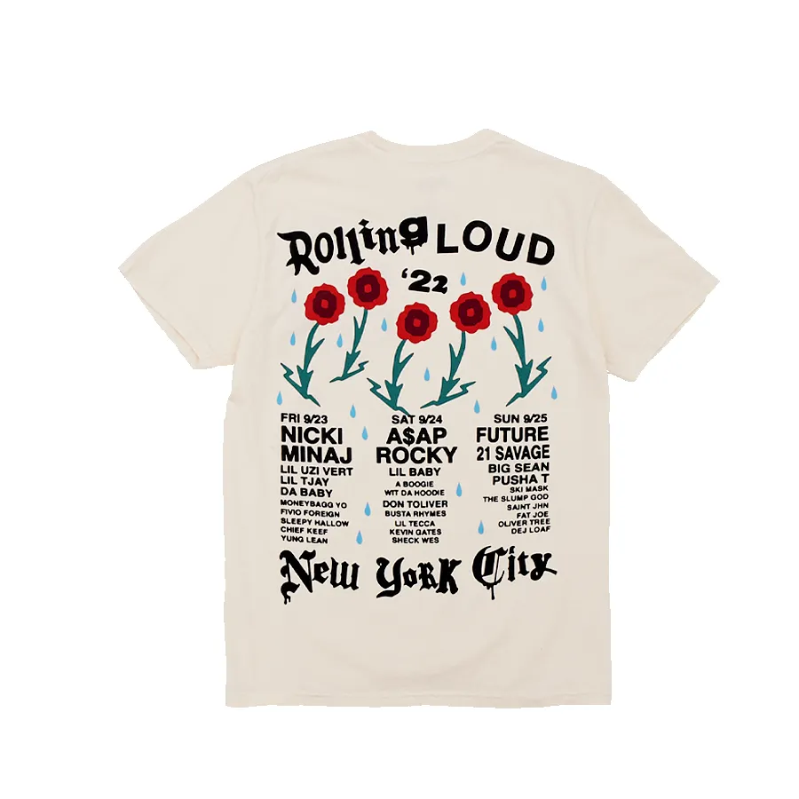 RL Sub Urban T Shirt Cream NYC 22 sold by Rolling Loud Merch product image thumbnail 2