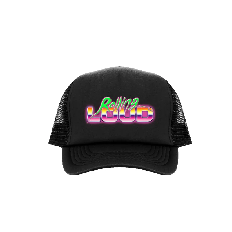 Loud Chrome Trucker Hat sold by Rolling Loud Merch