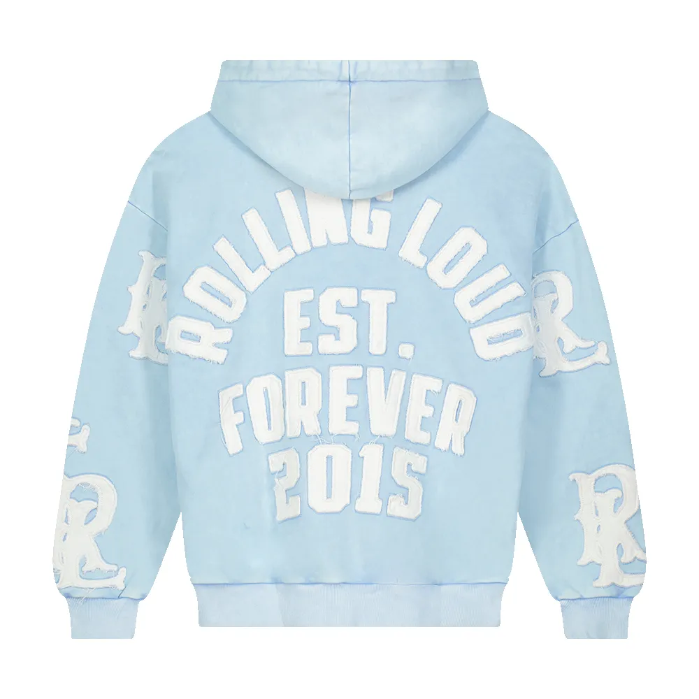RL APPLIQUE ZIP UP HOODIE sold by Rolling Loud Merch product image thumbnail 2