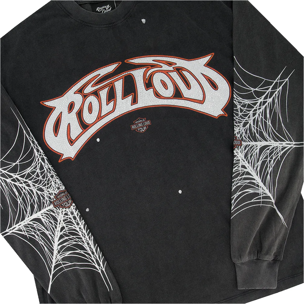 KOTP RHINESTONE LONG SLEEVE TEE sold by Rolling Loud Merch product image thumbnail 3