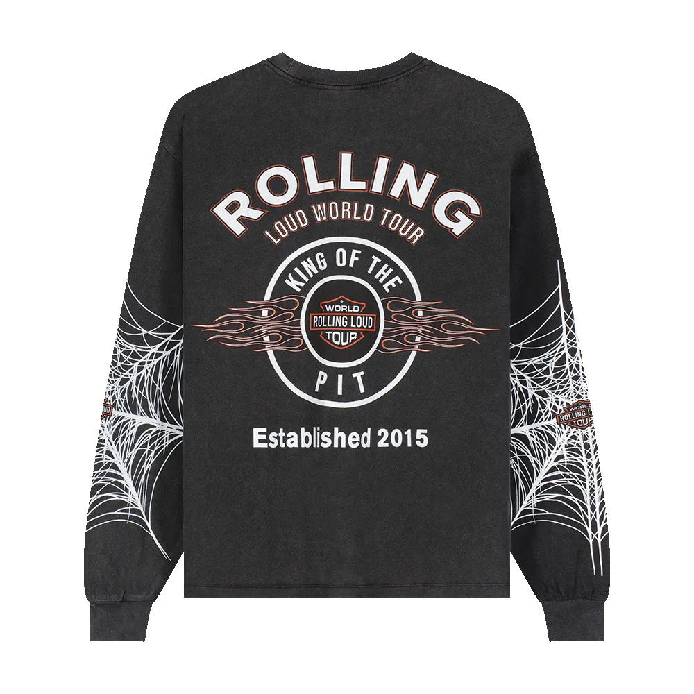 KOTP RHINESTONE LONG SLEEVE TEE sold by Rolling Loud Merch product image thumbnail 2