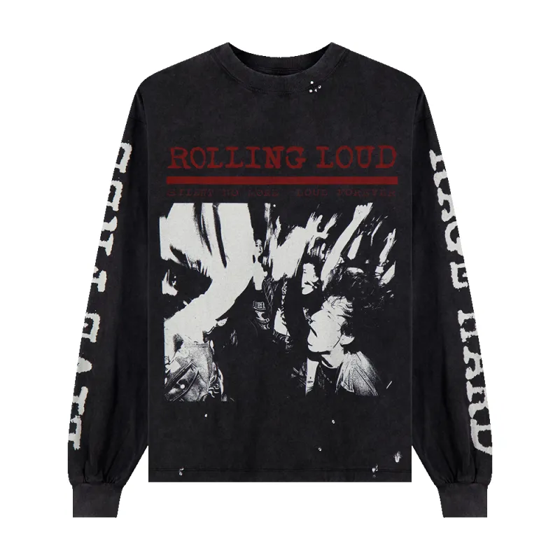 RAGE LONGSLEEVE TEE sold by Rolling Loud Merch