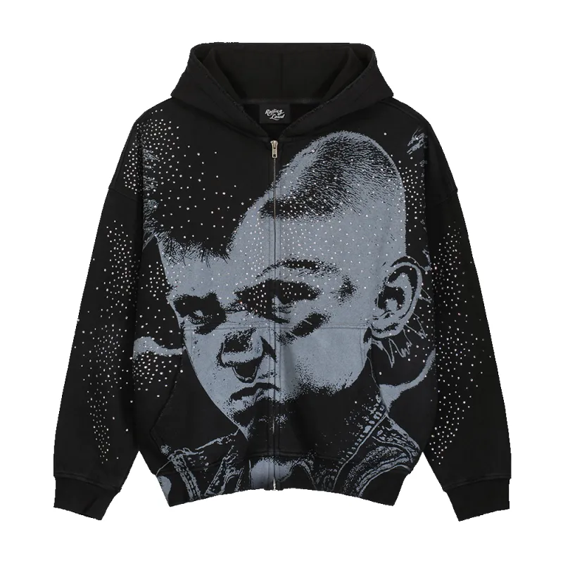 PUNK RIOT ZIP UP HOODIE sold by Rolling Loud Merch