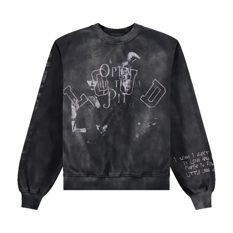 OPEN THE PIT CREWNECK SWEATSHIRT made by Rolling Loud Merch