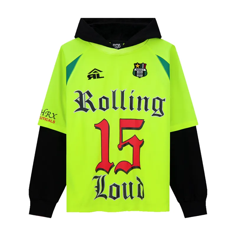 VICTORY JERSEY HOODIE sold by Rolling Loud Merch