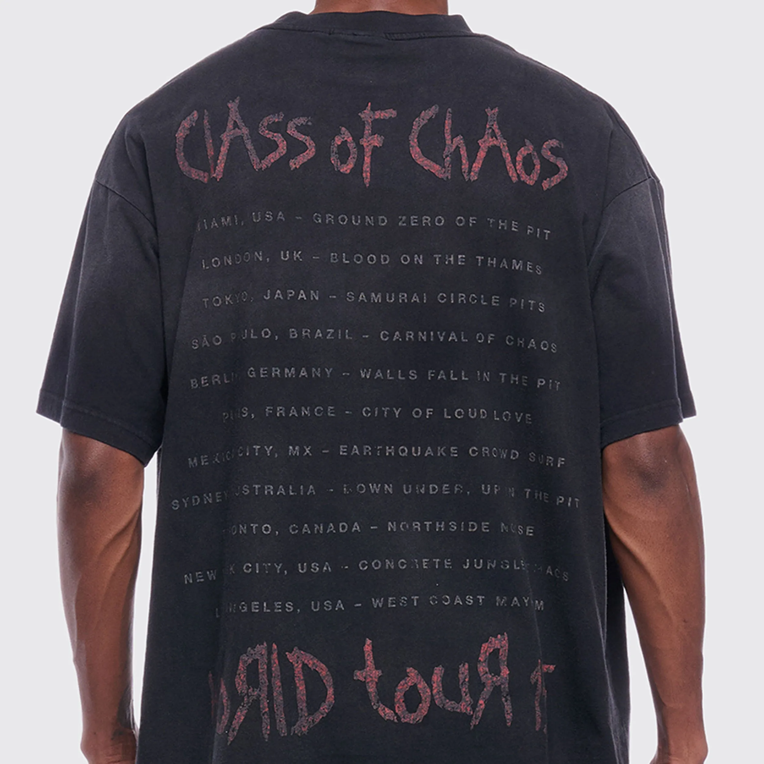 CHAOS WORLD TOUR TEE sold by Rolling Loud Merch product image thumbnail 4