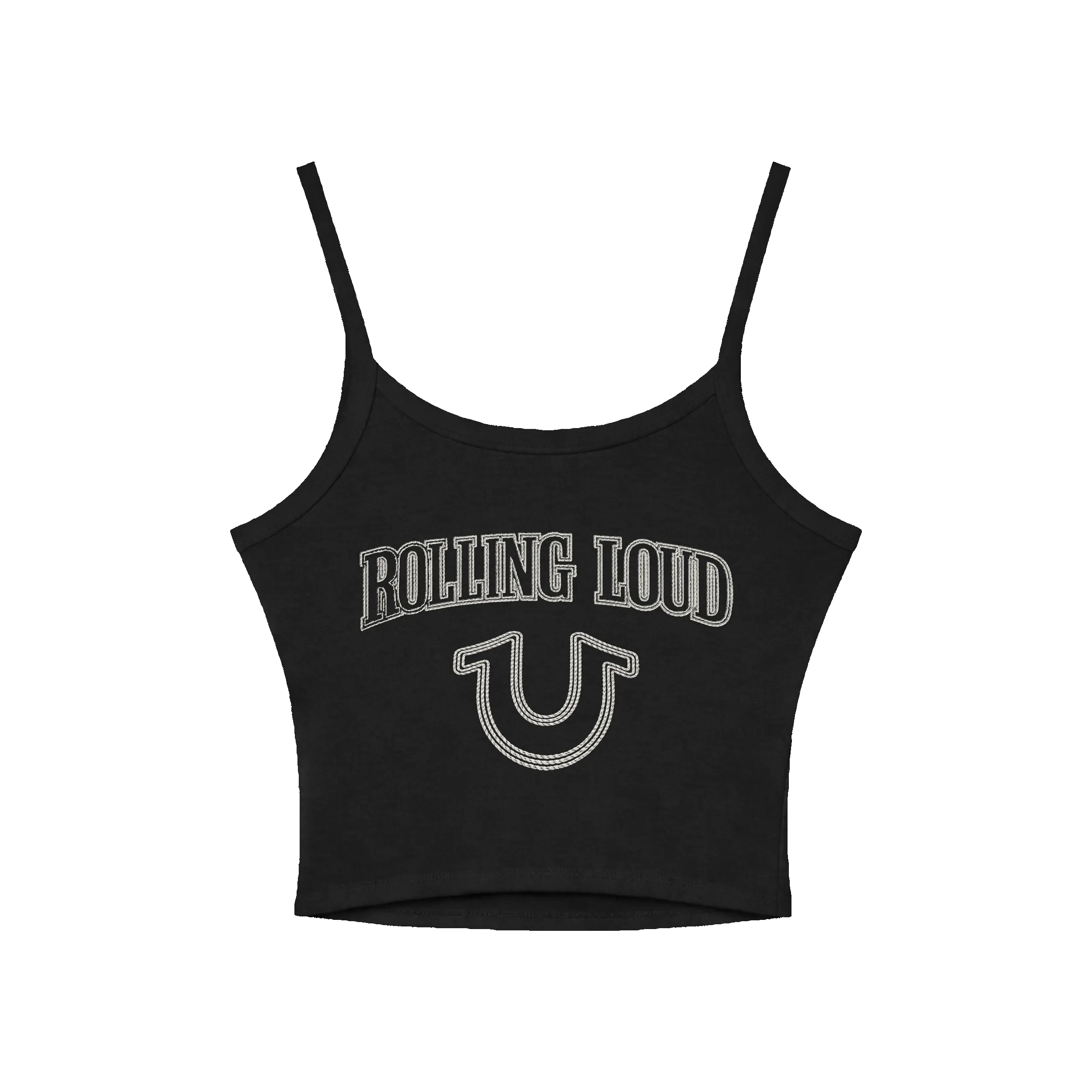 TRUE RELIGION X RL TRUE STITCHED BLACK TANK sold by Rolling Loud Merch