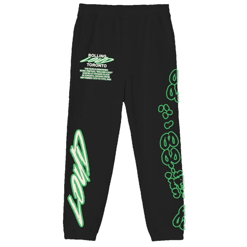 RL Wild Sweatpants Black Toronto 22 sold by Rolling Loud Merch