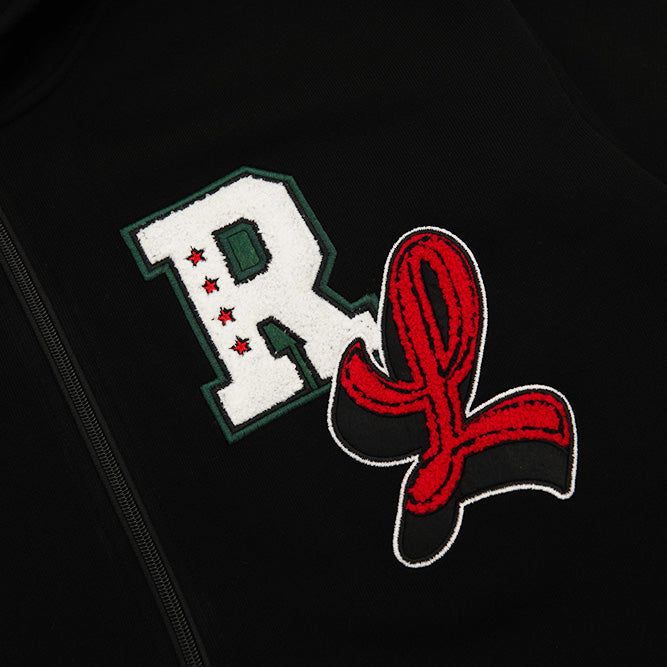 Big Chenille Zip-Up Sweatshirt Black sold by Rolling Loud Merch product image thumbnail 4