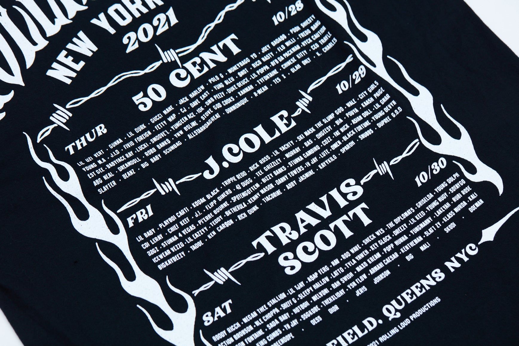 BBS Vintage NYC 2021 Tee sold by Rolling Loud Merch product image thumbnail 4