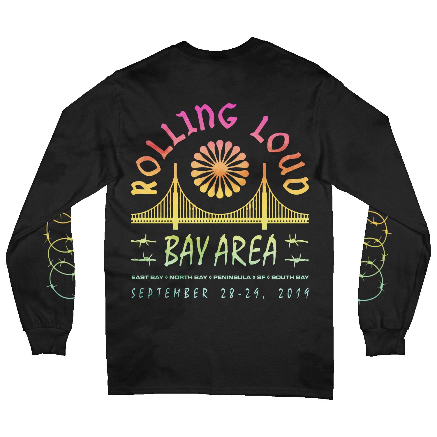 Ferris Black Long Sleeve Tee sold by Rolling Loud Merch