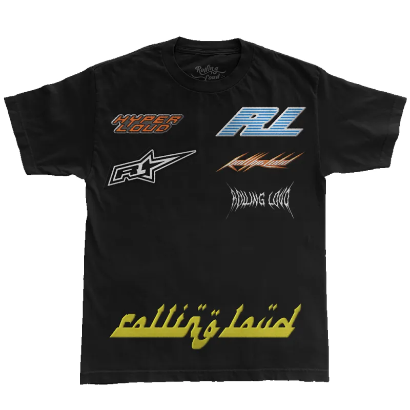 RL Super Moto World Tour Black Tee sold by Rolling Loud Merch