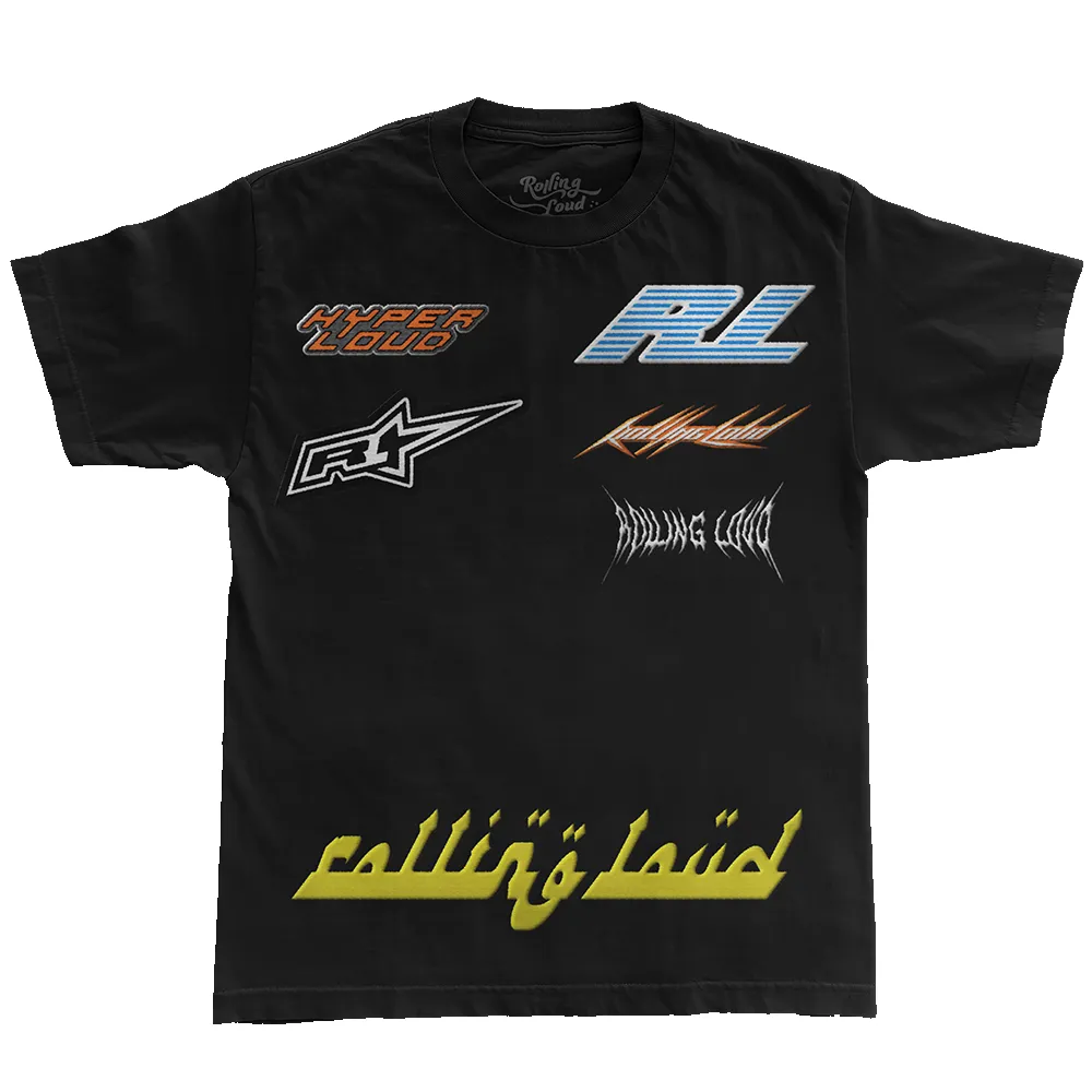 RL Super Moto World Tour Black Tee sold by Rolling Loud Merch