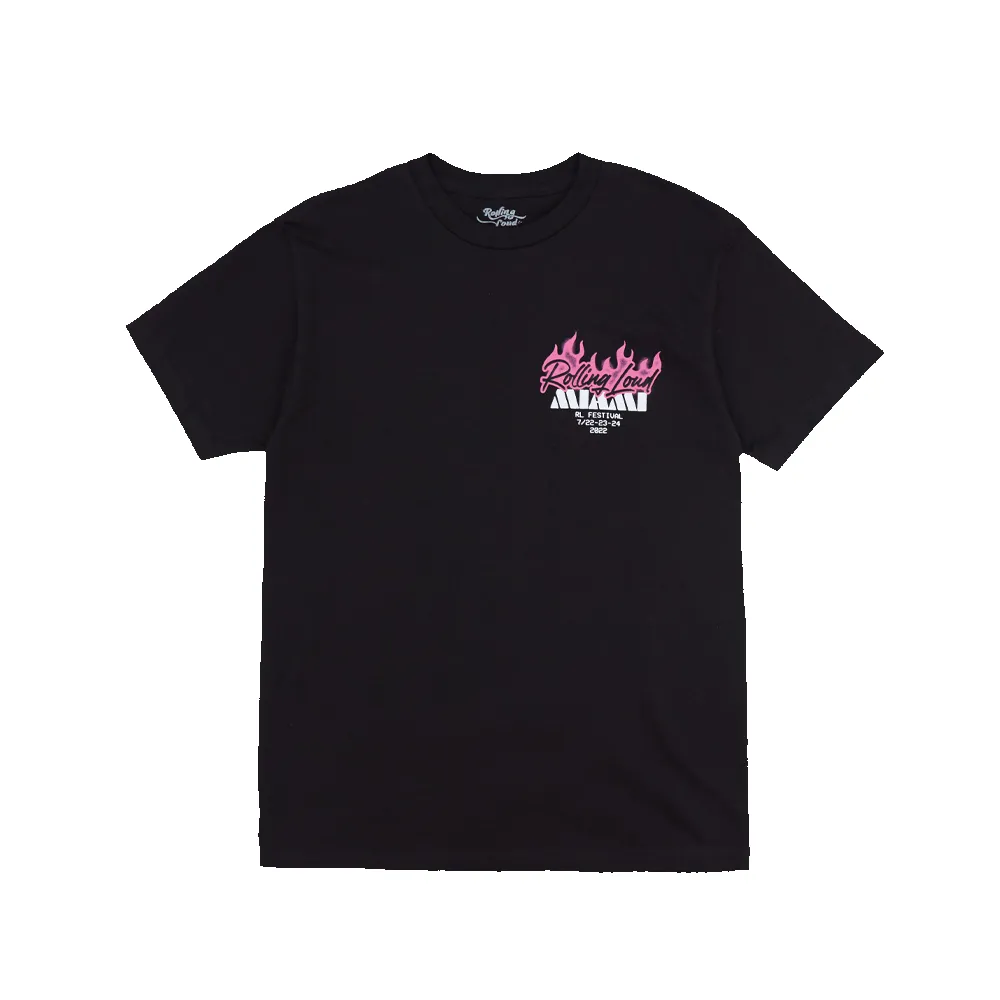 RL Donk T Shirt Black Miami 22 sold by Rolling Loud Merch product image thumbnail 2