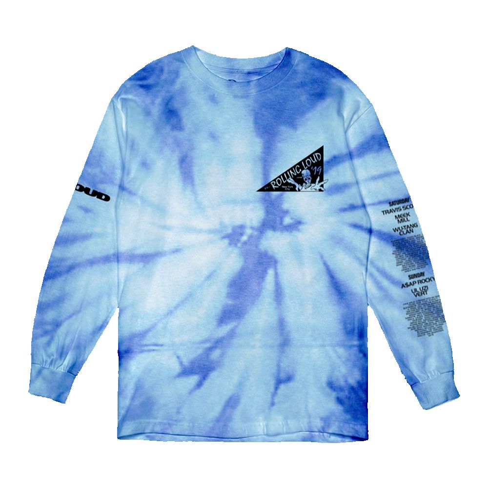 NY19 City Tie Dye LS Tee sold by Rolling Loud Merch product image thumbnail 2