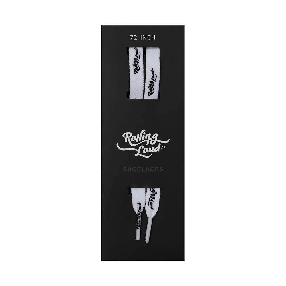 Rolling Loud Laces White sold by Rolling Loud Merch
