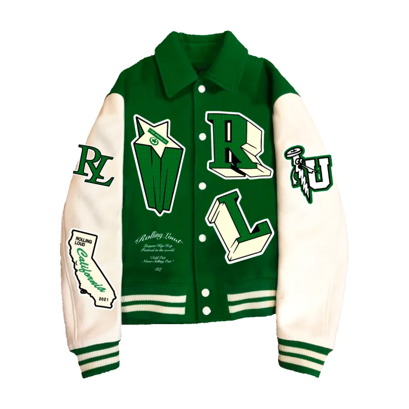 Hollywood Letterman Jacket CALI 2021 sold by Rolling Loud Merch