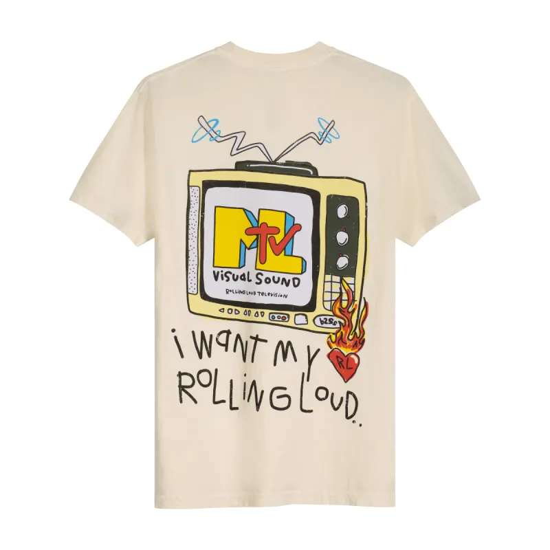 RL X B2SS I Want My RL Cream Tee sold by Rolling Loud Merch