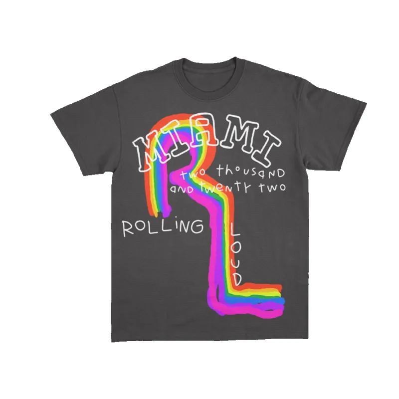 RL x B2SS Miami Slide T Shirt Miami 22 sold by Rolling Loud Merch