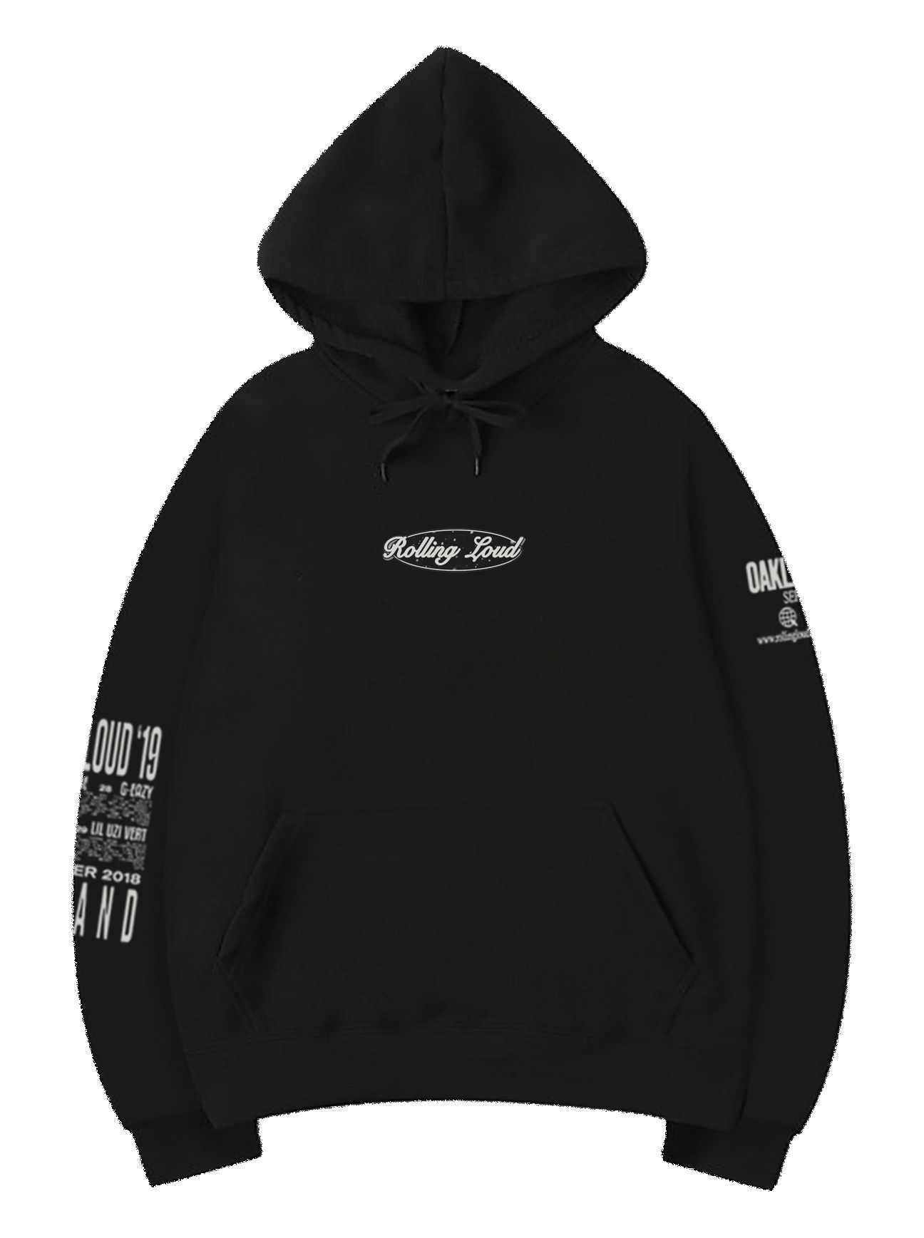 RL Motor Co. Black Hoodie sold by Rolling Loud Merch