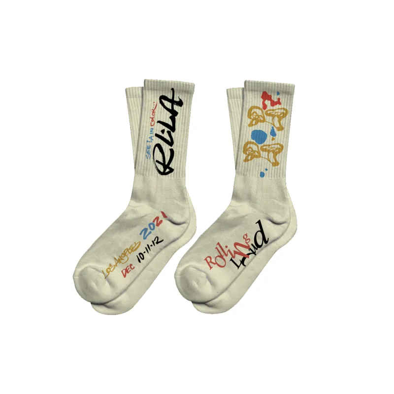 Shady Spores LA 2021 Crew Socks sold by Rolling Loud Merch
