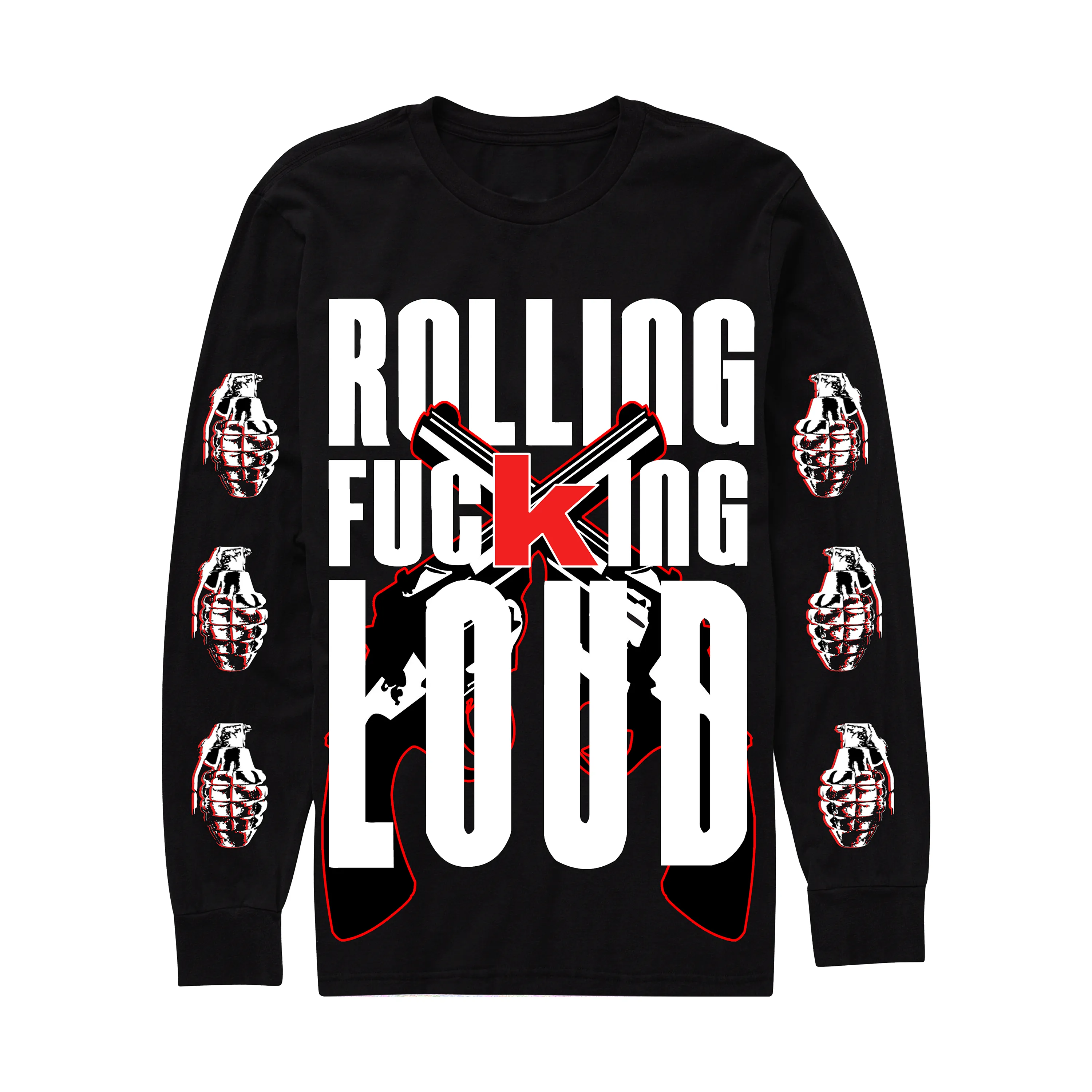 RFL Long Sleeve Tee- Official RL x Scumbag Chad Collab sold by Rolling Loud Merch