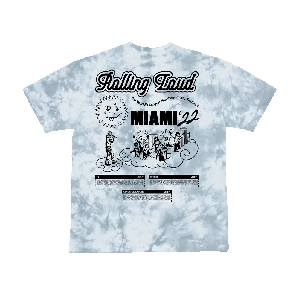 Mission Accomplished Tie Dye Miami 22 sold by Rolling Loud Merch