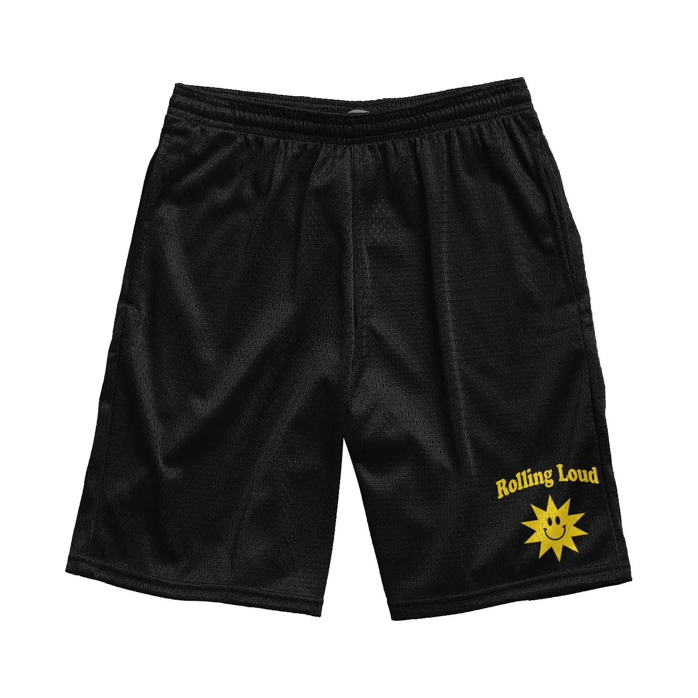 Summer Sun Black/Gold Shorts sold by Rolling Loud Merch