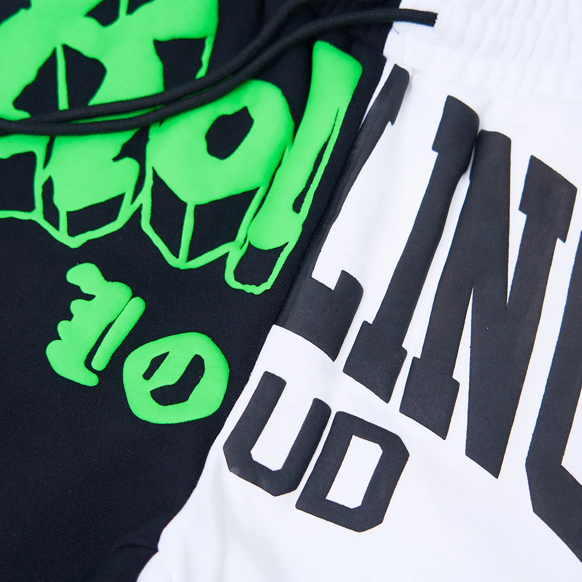 RL Miami 23 Double Trouble Split Black & White Sweatpants sold by Rolling Loud Merch product image thumbnail 3