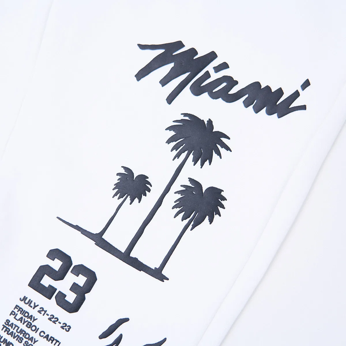 RL Miami 23 Double Trouble Split Black & White Sweatpants sold by Rolling Loud Merch product image thumbnail 4