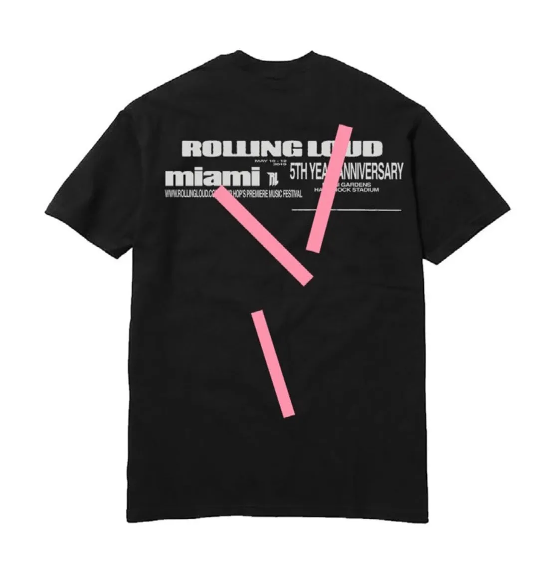 Taped Off Black SS Tee sold by Rolling Loud Merch