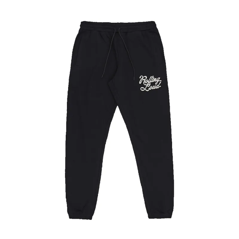 Bear Sweatpants Black Inglewood sold by Rolling Loud Merch