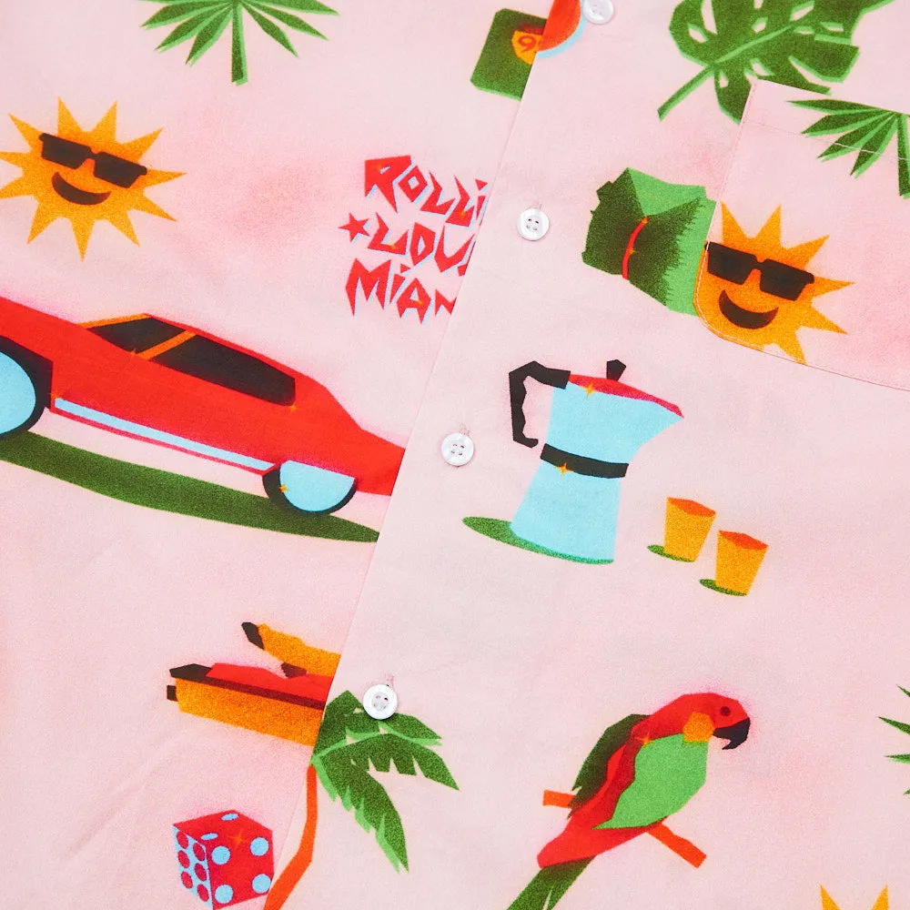 RL Miami Life Button Up Shirt sold by Rolling Loud Merch product image thumbnail 3