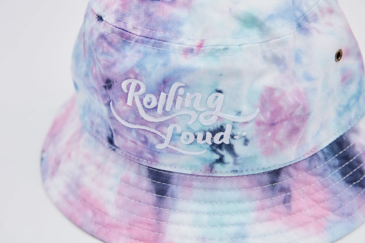 Rolling Loud Tie Dye Bucket Hat Cotton Candy sold by Rolling Loud Merch product image thumbnail 2