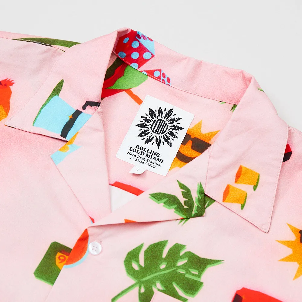 RL Miami Life Button Up Shirt sold by Rolling Loud Merch product image thumbnail 2