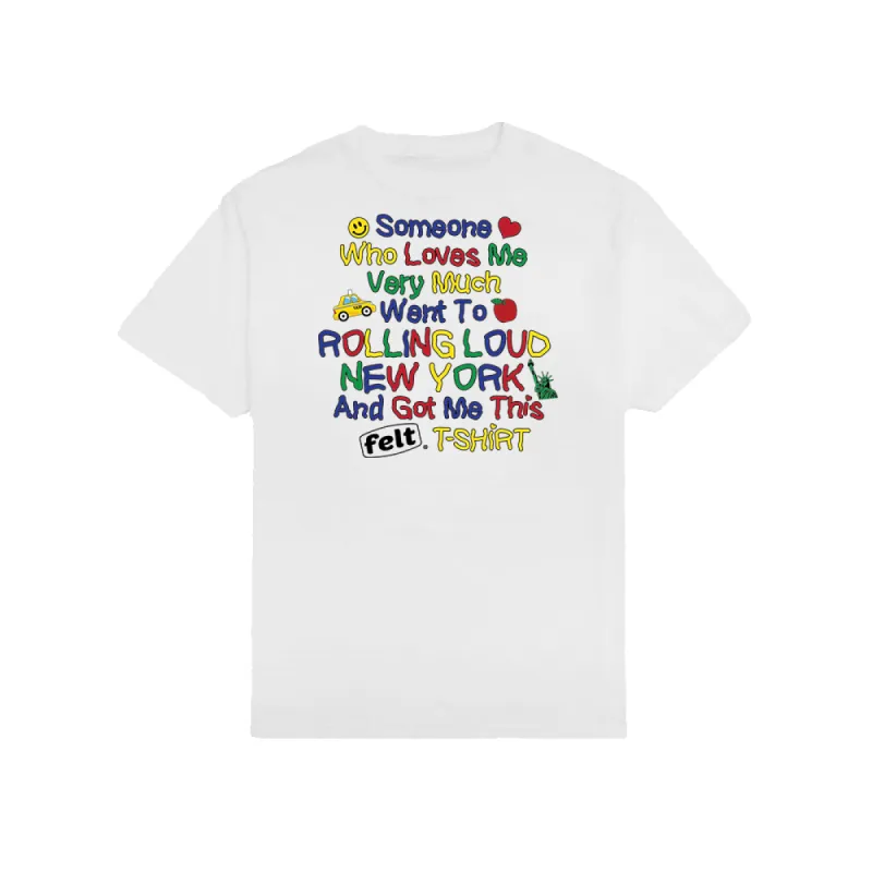 Souvenir White Tee sold by Rolling Loud Merch