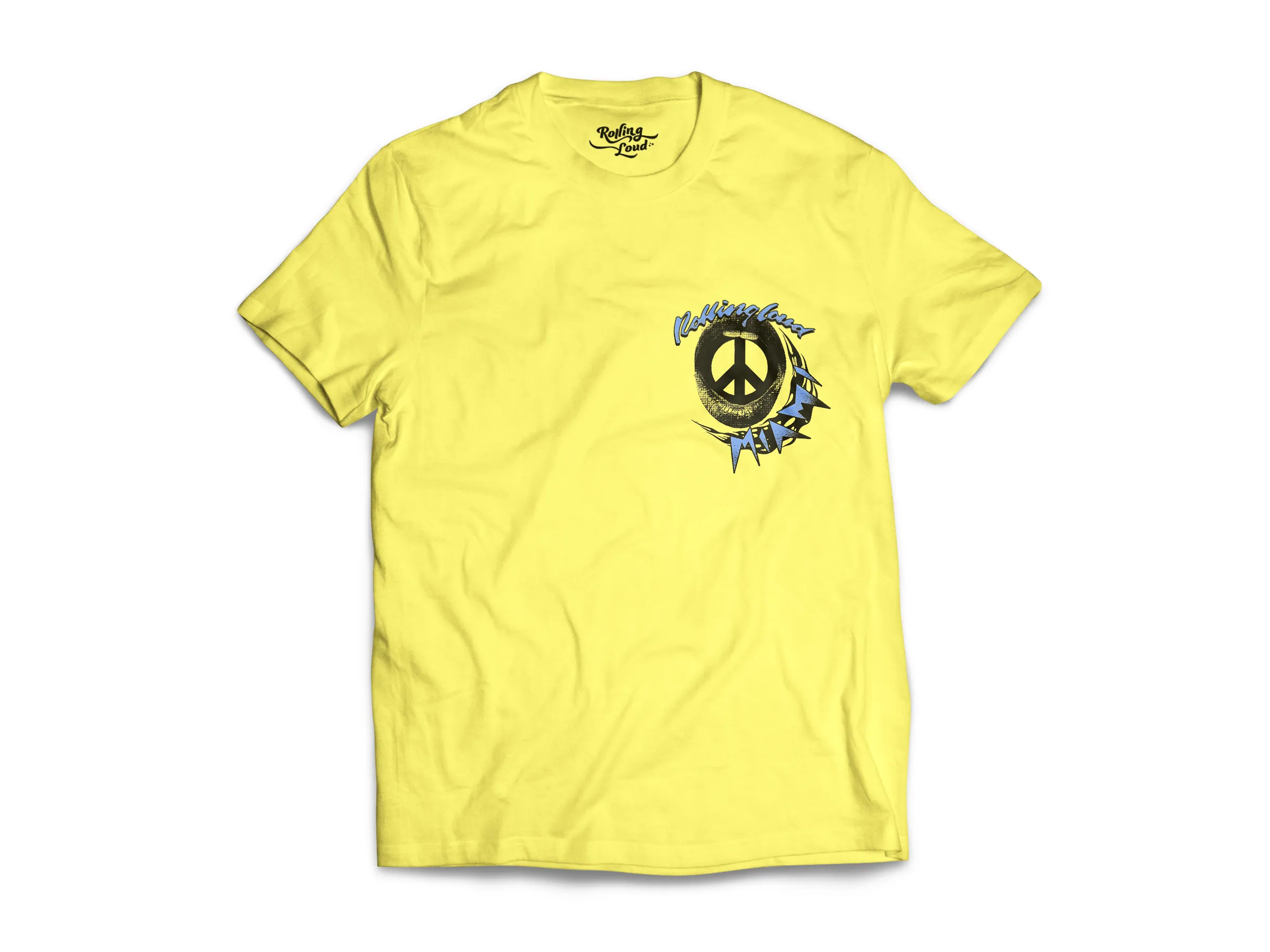 Miami Neon Lineup Tee sold by Rolling Loud Merch