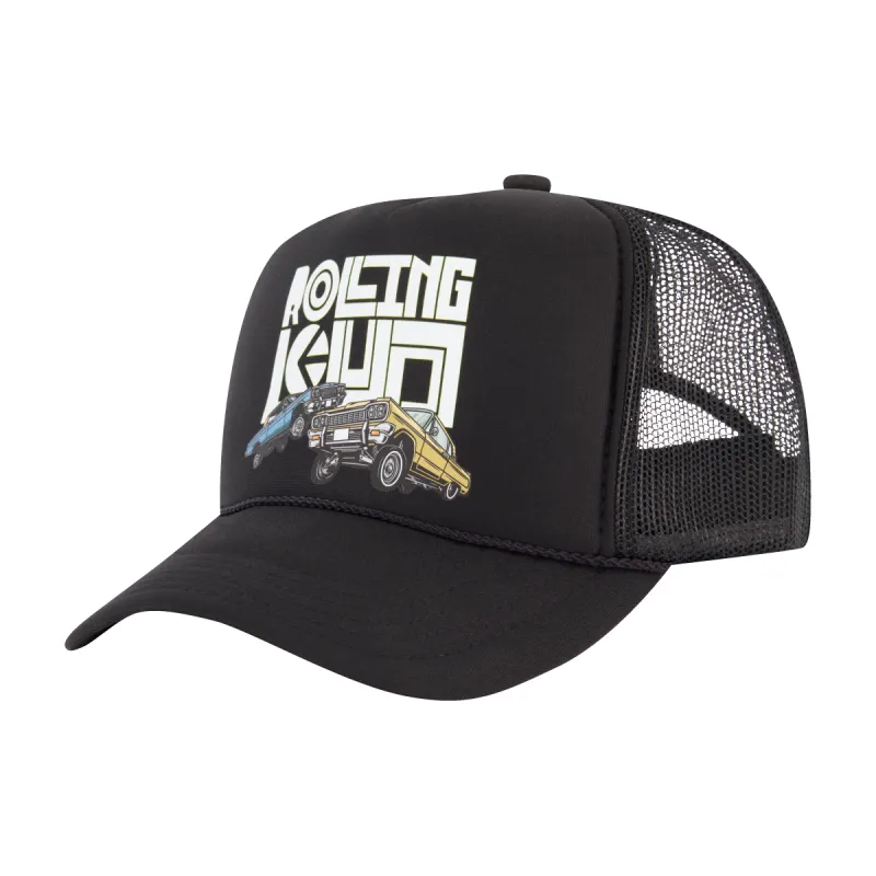 RL x LA 24 Ethika Black Trucker Hat sold by Rolling Loud Merch